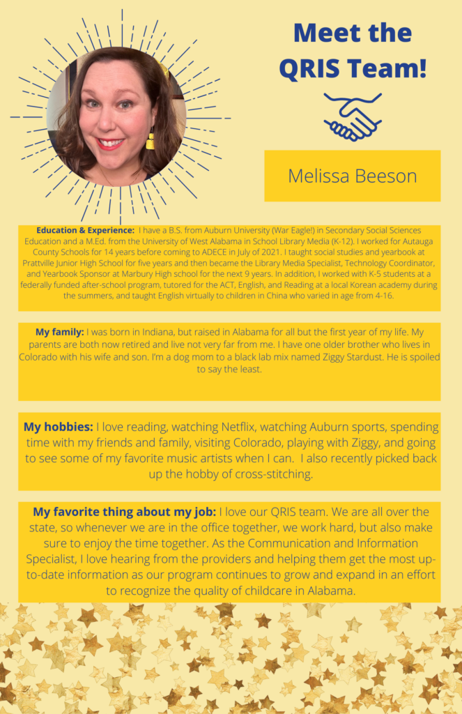 Meet Your Alabama Quality Specialist-Melissa Beeson