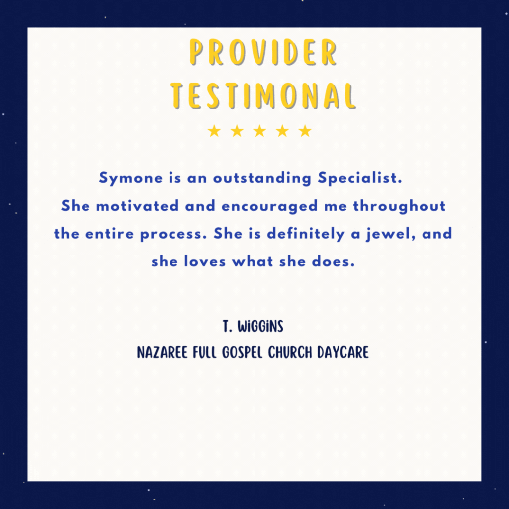 Provider Testimonial T. Wiggins Nazaree Full Gospel Church Daycare